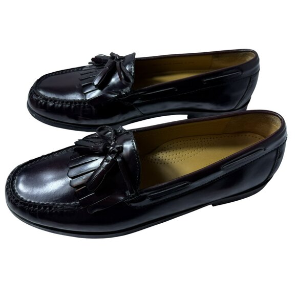 Men’s Cole Haan Brown Leather Tassel Loafers – Size 10.5 D | EUC - Picture 2 of 8